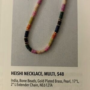 Heishi necklace